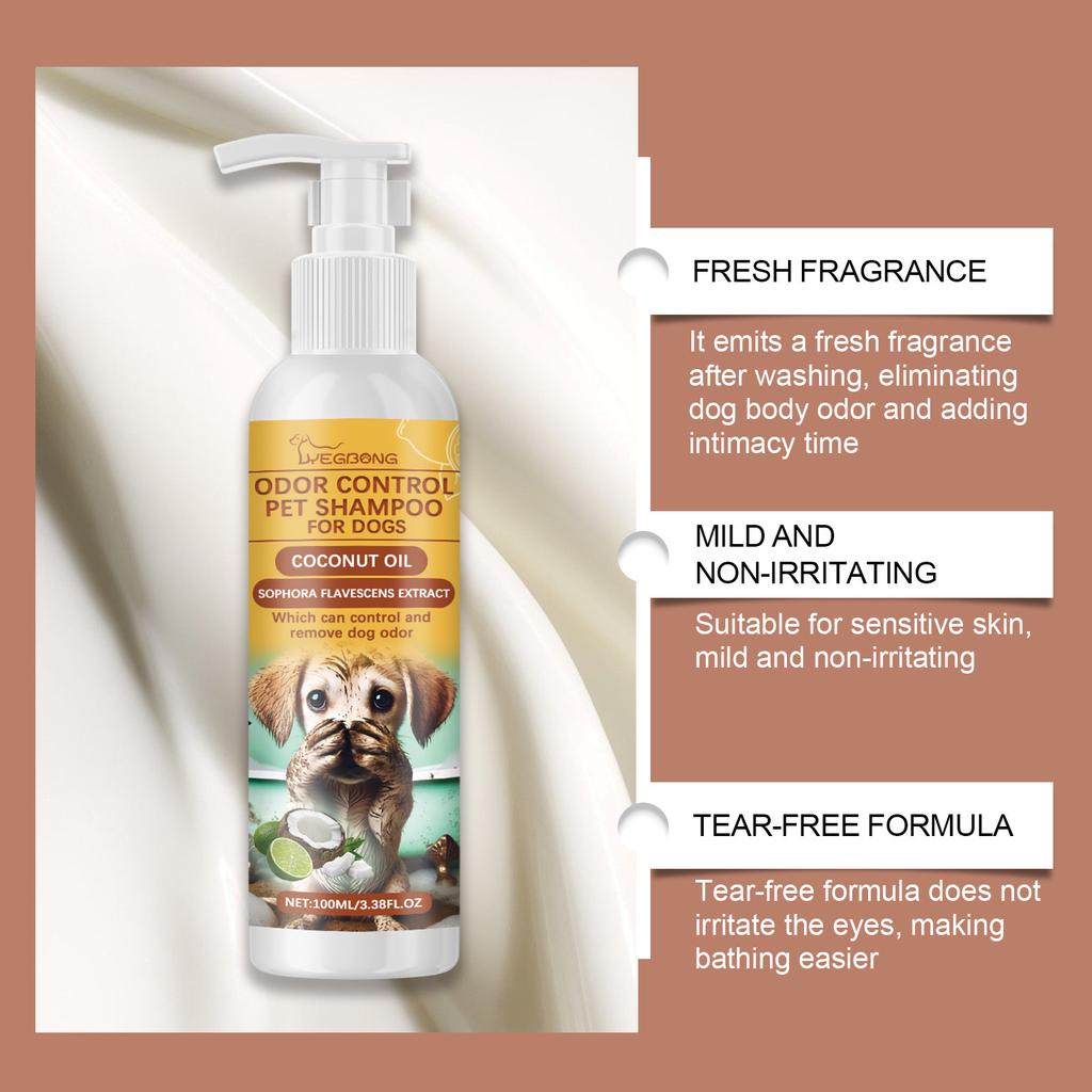 Yegbong Hypoallergenic Dog Shampoo for Smelly Dogs – Best Dog Shampoos & Conditioners – Best Dog Shampoo for Puppies