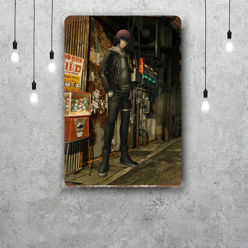 Akudama Drive Bd Cartoon Retro Vintage Tin Sign Poster Decorative Plaque Metal Plate Wall Decor