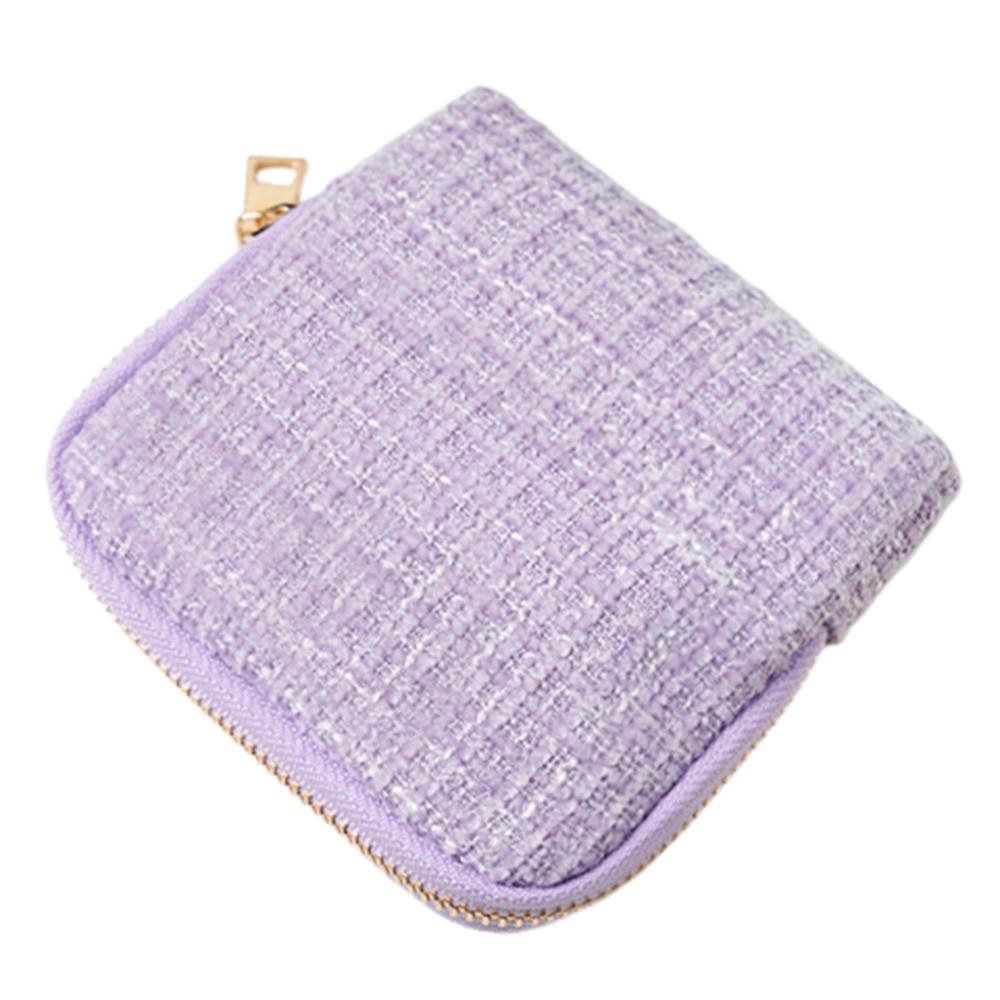 

Противоскользящая сумка для хранения ювелирных изделий Многослойный женский кошелек Портативный органайзер для ювелирных изделий Браслет фиолетовый