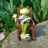 Charm Resin Animal Sculpture Artistic Figure With Tiny Couch Home Decors For Collectors Eye Catching Animal Decors