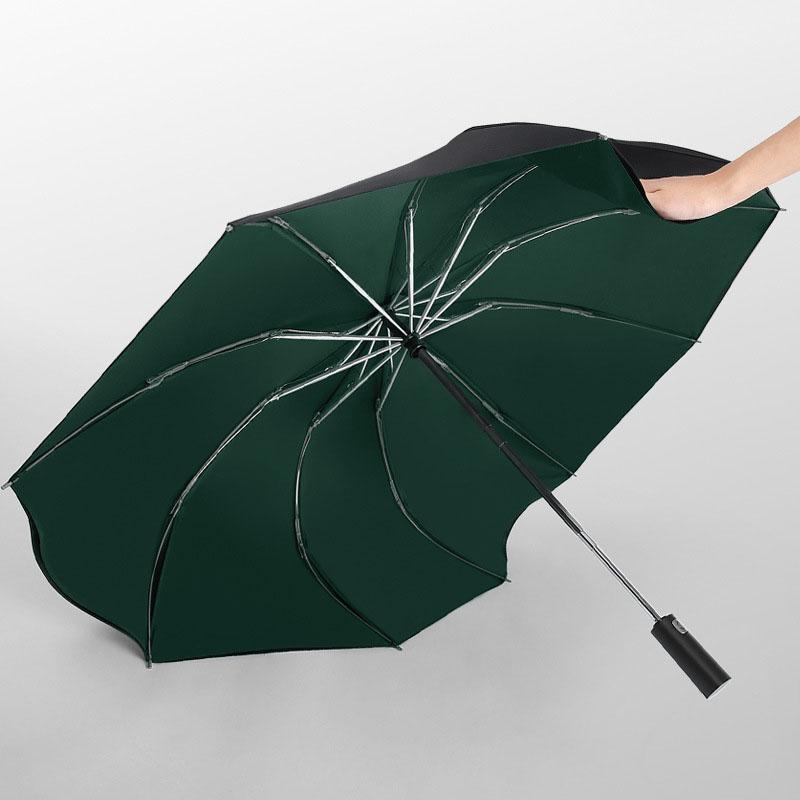 2020 Hot 10k Automatic Inverted Umbrella/Travel Portable Windproof  Anti-UV Folding Umbrellas Rain For Men Women  Male Parasol