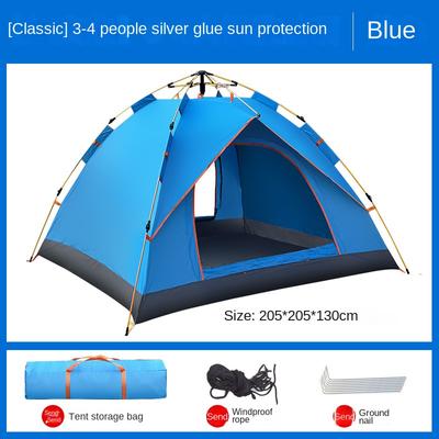 Tent Outdoor Camping Automatic Camping Supplies Sun Protection Rain Proof Outdoor Equipment Portable Build-Free