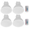 3W RGB Color Changing LED Spotlight Bulb with Remote Control for Bedroom Corridor Hotel Bar 85265V(GU10 RVB blanc chaud)