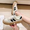 Retro board shoes women's spring and autumn Korean version of student versatility casual thick-soled white shoes flat sports training shoes