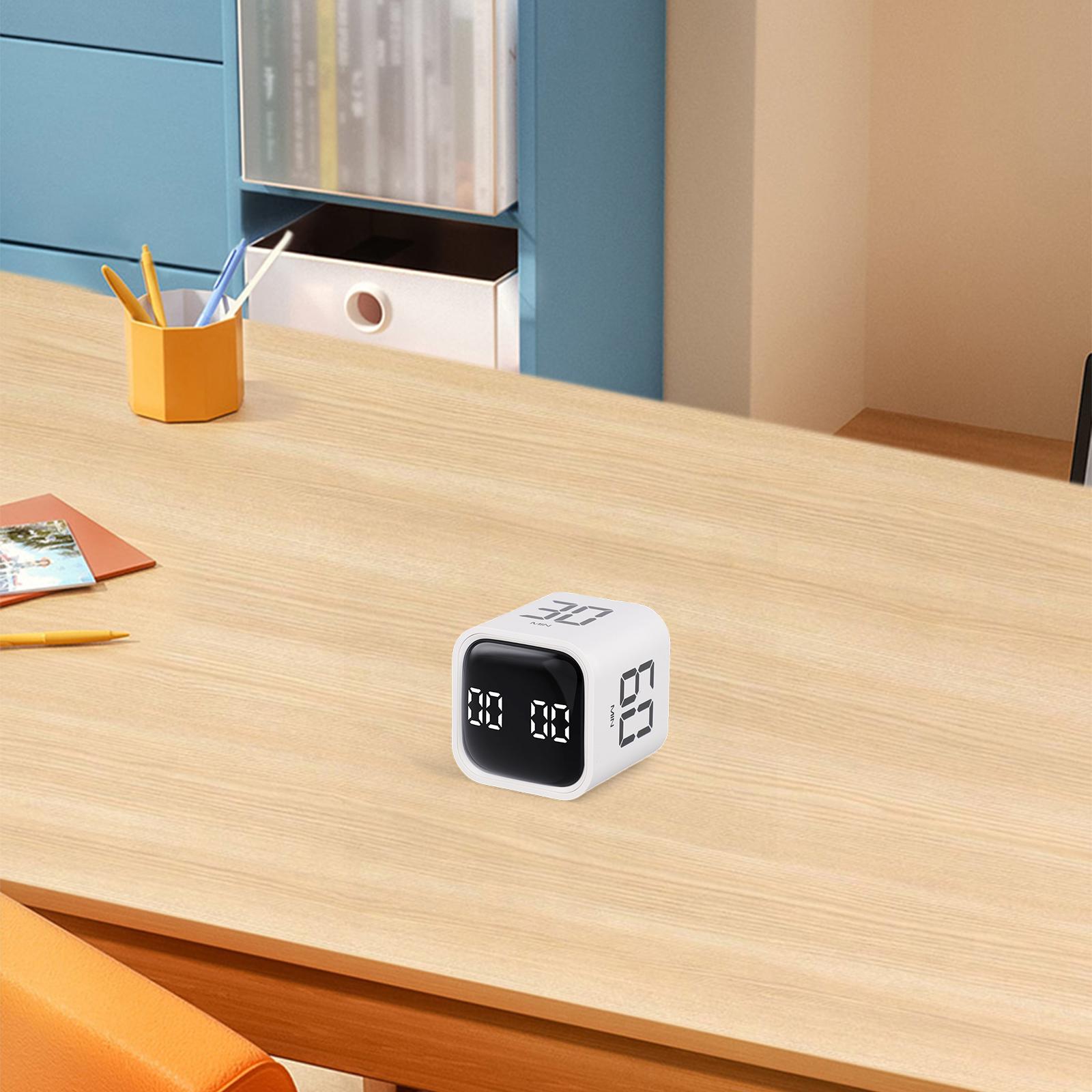 

Adjustable Volume Cooking Timer Silent Operation and Sequential Timing White