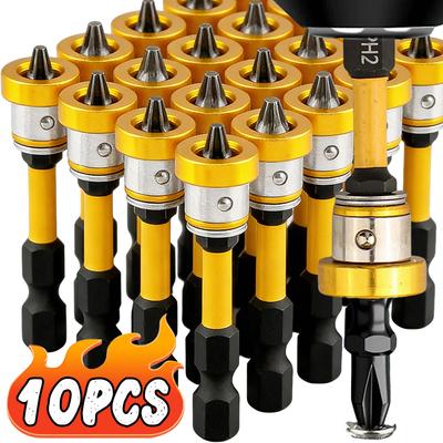 Wholesale Magnetic Positioning Batch Head Plasterboard Screwdriver Bit Set PH2 Hex Shank Drywall Locating Screw Drilling Tools
