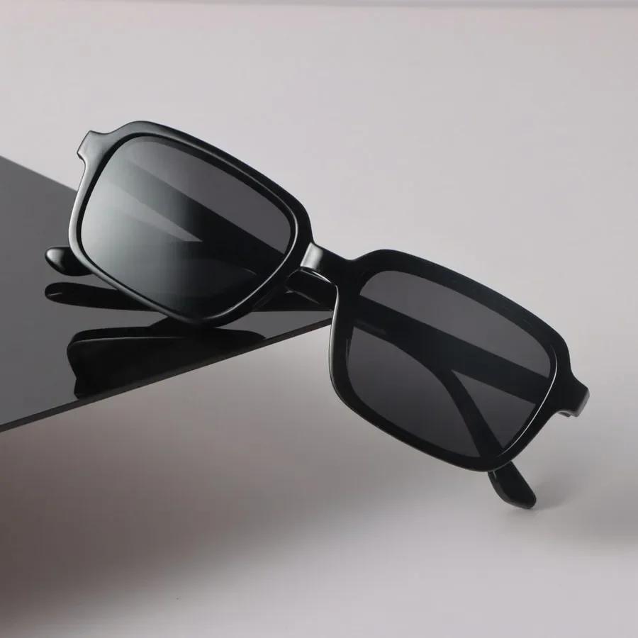 Vintage Rectangle Sunglasses Women Men Casual Fashion Glasses Luxurious Brand Designer Female