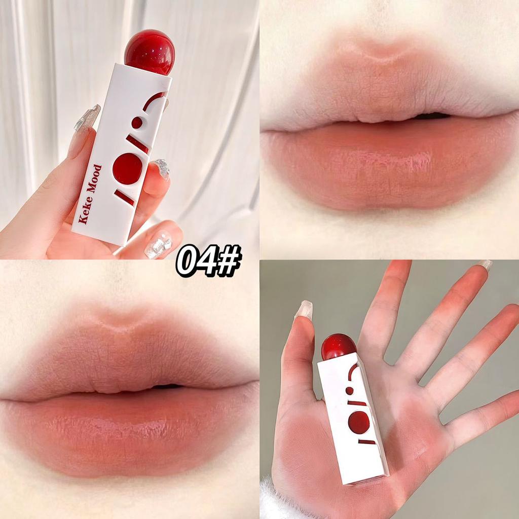 Pure Desire Cream Square Lip Glaze Matte Velvet Matte Non-fading Whitening Lipstick
