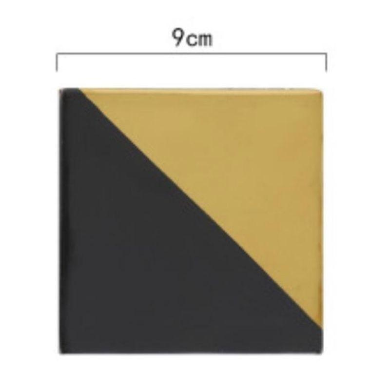 Homlly keii Gold Marble Coaster (4pcs set)