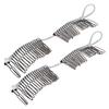 2pcs Banana Hair Clips Fashionable Stretchy Vintage Clincher Comb Tool for Women Thick Wavy Curly Hair