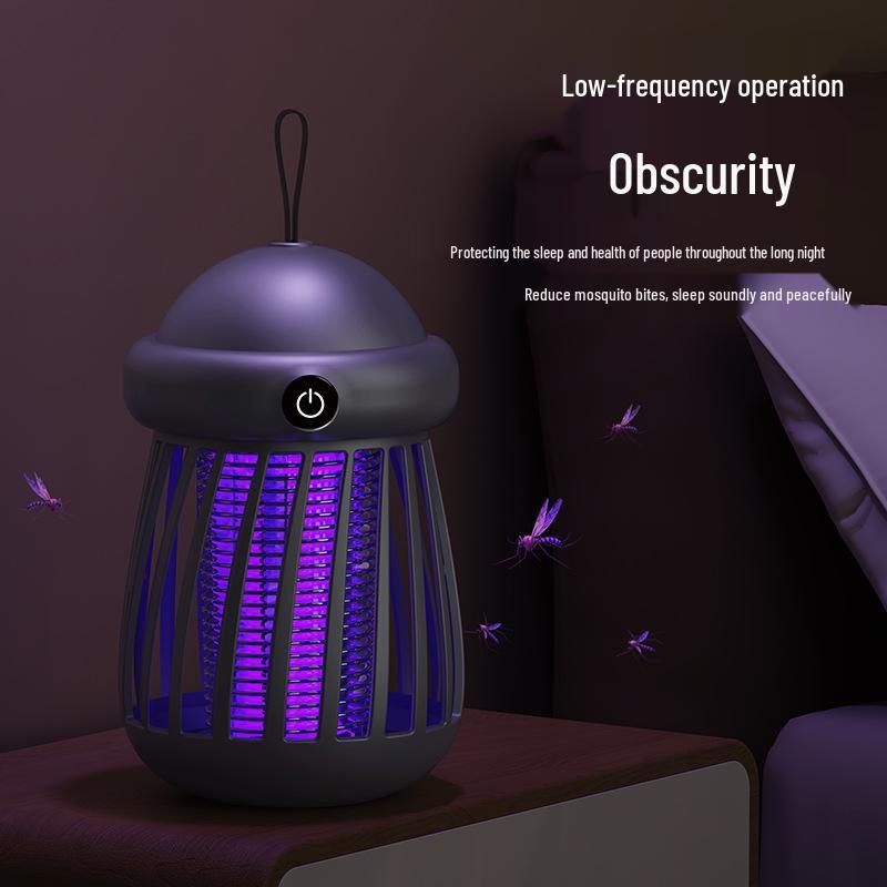 Low Noise 2025 USB Rechargeable Portable Mosquito Killer Lamp for Outdoor Use