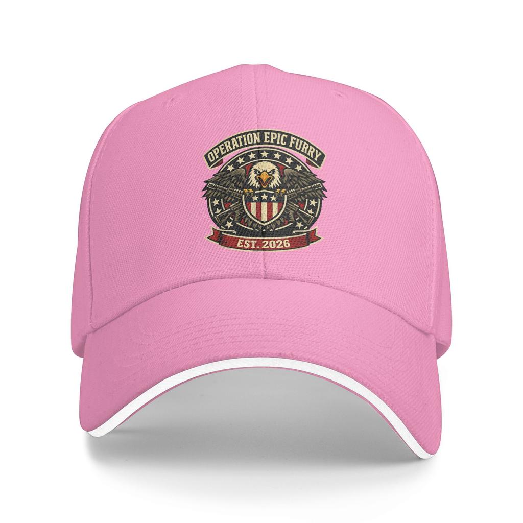 Berretto da Baseball Estivo Casual Operation Epics Fury EST 2026 Sun Cappellino Trucker per Coppia Donne Corsa Hippie Snapback