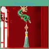 Enchanting Chinese Dragon Tassel Keychain Durable Metal Keychain Perfect For Holidays And Gift Giving