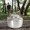 Oem Outdoor Camping Stainless Steel Kettle Handle Camping Hung Pot Portable Coffee Pot Picnic Cooker 1l Teapot Cooking Accessory