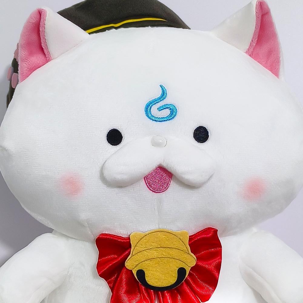 Stuffed Hololive Sakura Miko Mochi 30cm Cat Puppet Playthings designed for Children Adults Animation Cute And Charming Neko White Cats Pillow Cotton