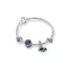 Pandora Star Fairy Tale Set 925 Silver Bracelet Women's Blue ZT0652
