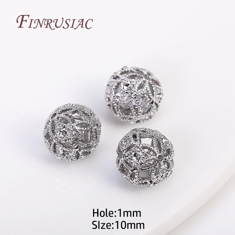 

Оптовые полые бусины-разделители формы шара, 10 мм, с покрытием из 18-каратного золота, размер отверстия 1 мм, латунные россыпные бусины, компоненты для изготовления украшений 4 pieces