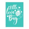 Silk Screen Stencil DIY Mesh Screen Printing Clothes Embossing Love Heart Silkscreen Print Stamp Reusable DIY Supplies