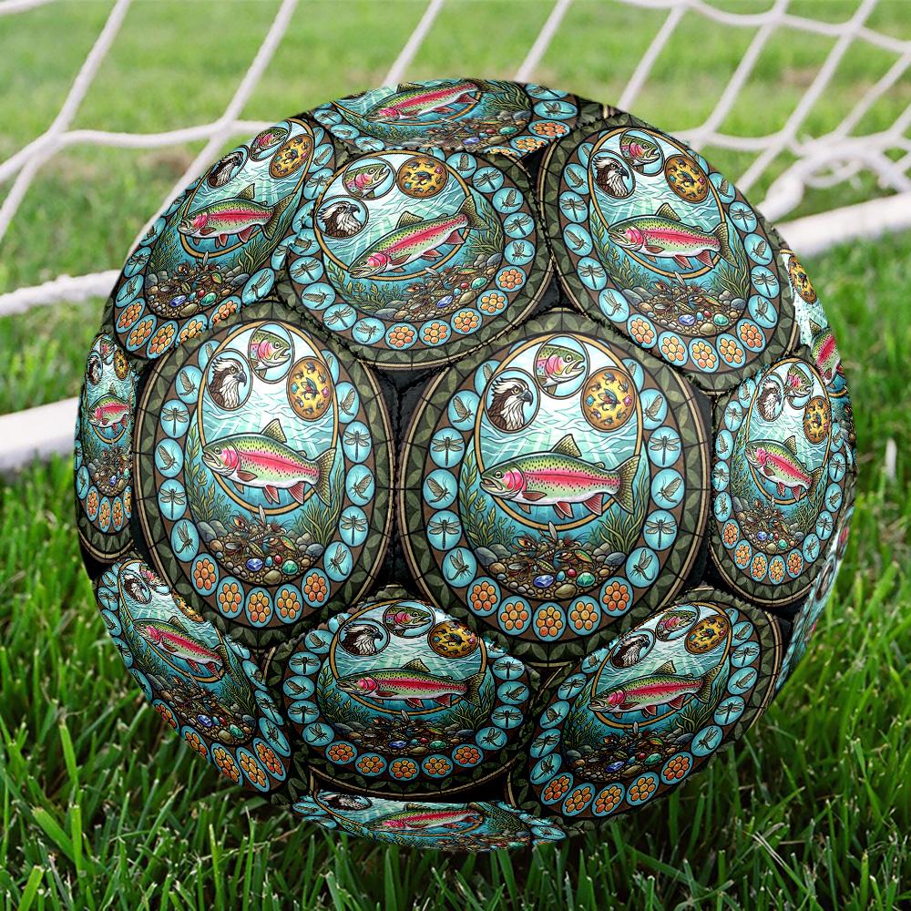 Life Cycle Round Football Size 5 Adult Ball Suitable for Training Matches and Outdoor Team.