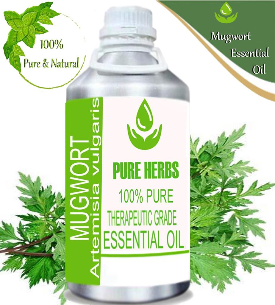 Pure Herbs Mugwort 100% Pure & Natural Artemisia Vulgaris Essential Oil UKZA 612