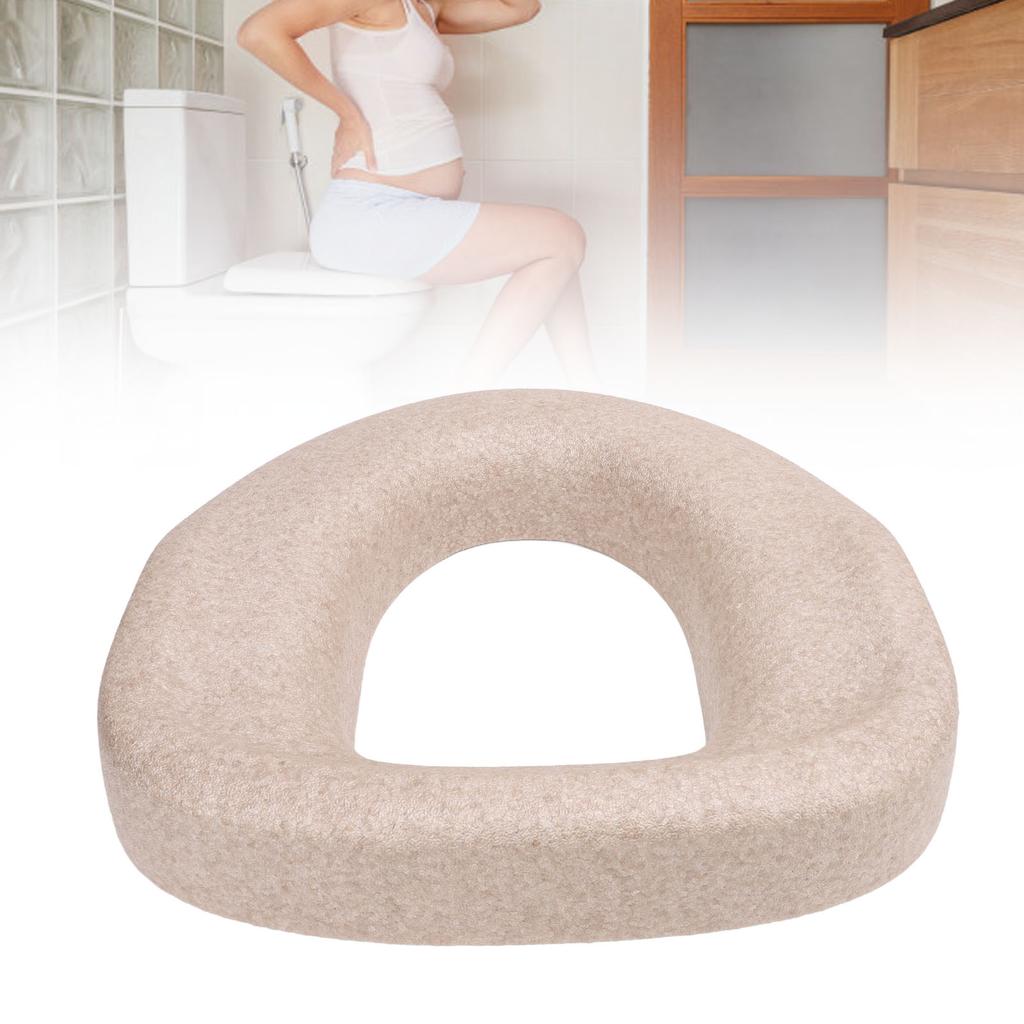 EPP Raised Toilet Cover Comfort   Water Resistance Reusable Toilet Raised Padded Cushion for Home