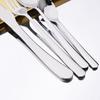 4pcs High-quality Stainless Steel Tableware Set Shiny Silver Flatware Knife Fork Coffee Spoon Dinnerware Set Kitchen Party Silverware