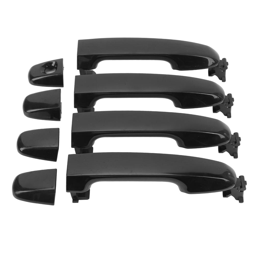 4PCS Outer Door Handle 69250 06020 C0 Front Rear Weatherproof Exterior Door Handle Black for Camry 2