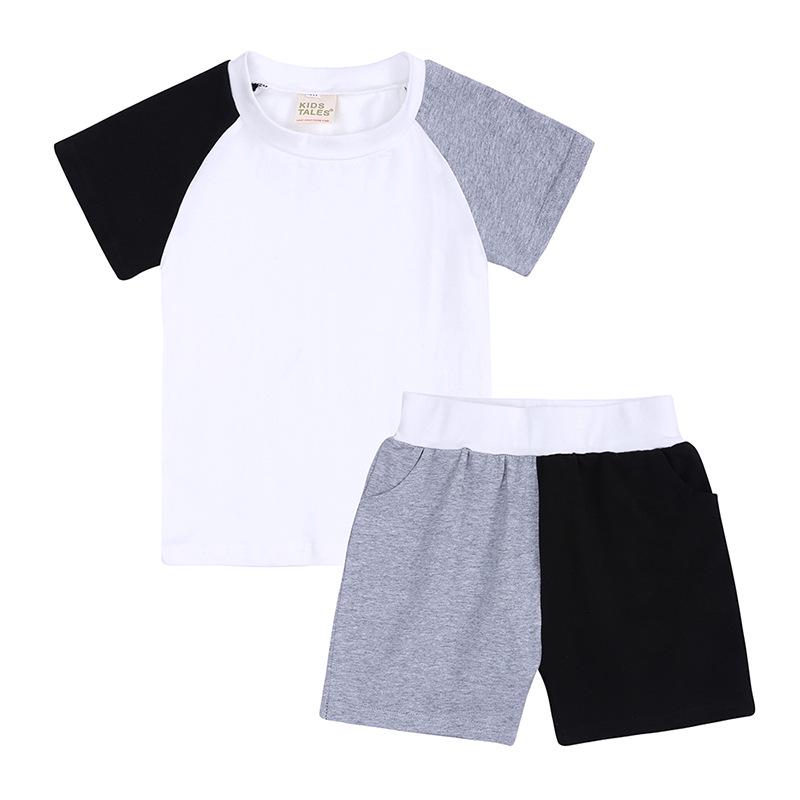2026 Summer Sports Set for Boys & Girls: Short Sleeve T-shirt and Shorts Two-Piece Set for Toddlers and Children
