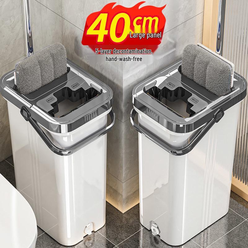 2025 Hands-Free Flat Mop: Effortless Wet & Dry Cleaning Solution