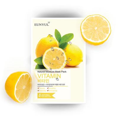 Natürliche Vitaminmaskenpackung 10 Stück/1 Packung pro Tag zur täglichen Anwendung/Feuchtigkeit/Elastizität/Aufhellende Pflege