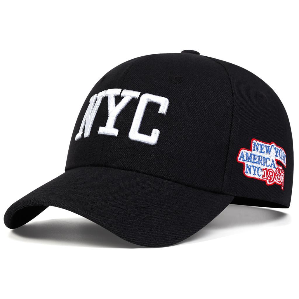 Unisex NYC Letter Embroidery Baseball Caps Spring Autumn Outdoor Sunscreen Hat Adjustable Casual Trucker Hats
