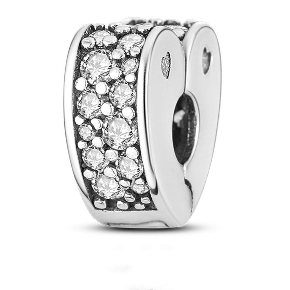 Original Copper Gold Ocean Love Mom Flowers Heart Shiny Beads Charms For Bracelet Necklace Diy Jewelry Women Gift