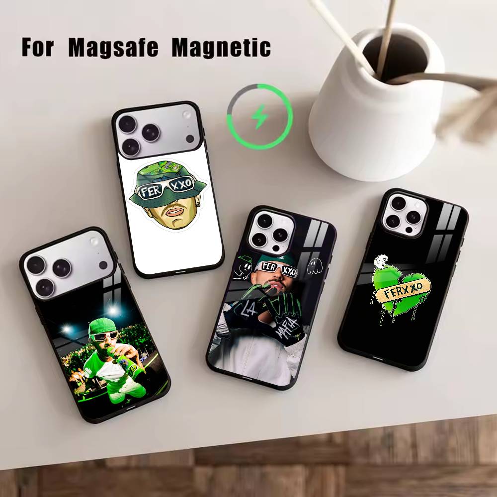 Singer F-Ferxxo SIXDO Phone Case For iPhone17,16,15,14,13,12,11 Plus,Pro Magnetic For Magsafe Wireless Charging