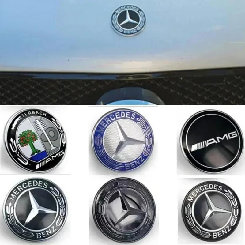 57mm Hvězda Plochý Kryt Kapoty Znak Odznak Pro Mercedes Benz W204 W206 W166 W176 W212 W220 W205 Automobilový Příslušenství