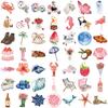 10/30/50/100pcs INS Style Watercolor Cartoon Stickers Aesthetic Decals Waterproof Decorative Scrapbook Phone Cute Sticker Gifts