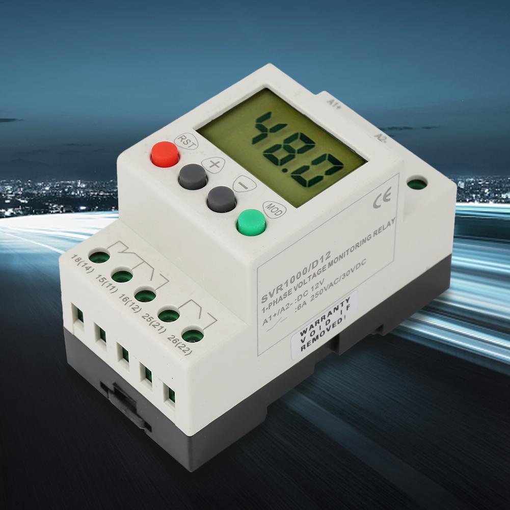 SVR1000 Single Phase Over Voltage Under Voltage   Relay(D12)