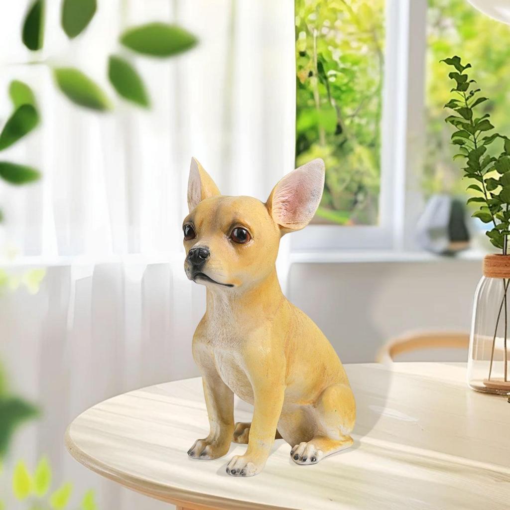 Puppy Statue Animal Figurine Modern Crafts Party Supplies Home Decoration