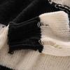 Korean Style Striped Tassel Knit Sweater - Loose Fit, Slimming, High-End Feel Pullover for Women (Autumn/Winter)