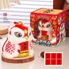 Chinese Style Lion Statue Figure Toys Attracting Wealth New Year Toys  Kid Girl Boy