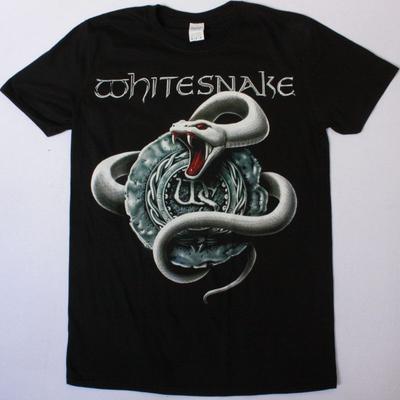 WHITESNAKE WHITE SNAKE Černé pánské unisex tričko S-234XL E499