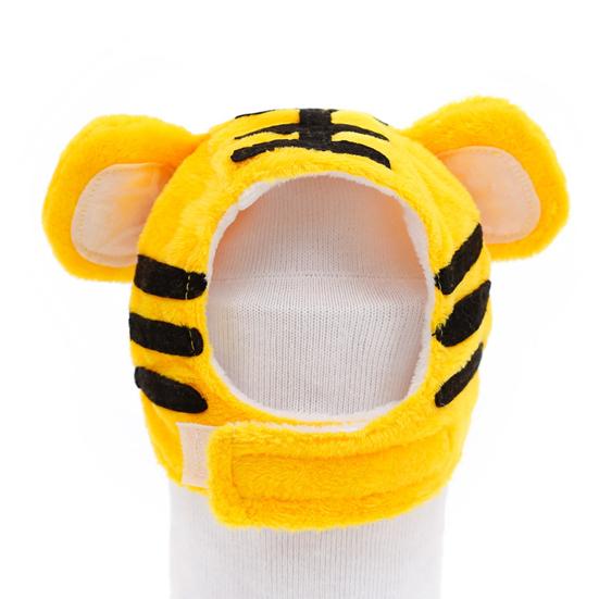 Kitten Cartoon Animal Shaped Soft Cute Cat Headgear Dog Cross Tied Wear Pet Hat