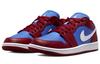Jordan 1 Low Pomegranate Medium Blue Women's DC0774-604