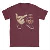 T-shirt Casual Divertenti Dito Chris Brown Uomo Girocollo Cotone Manica Corta Taglie Forti