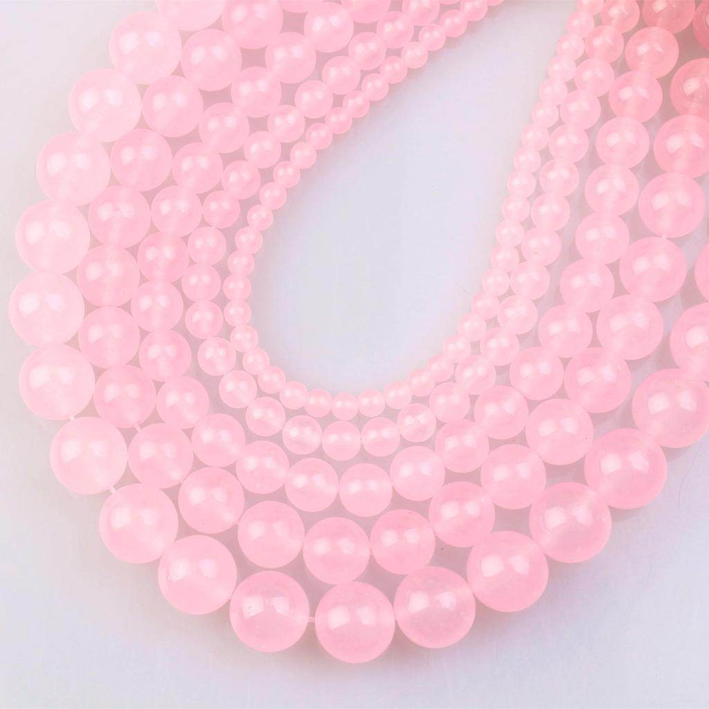 Bunte Chalcedon Jade Perlen für DIY Schmuck- & Armbandherstellung