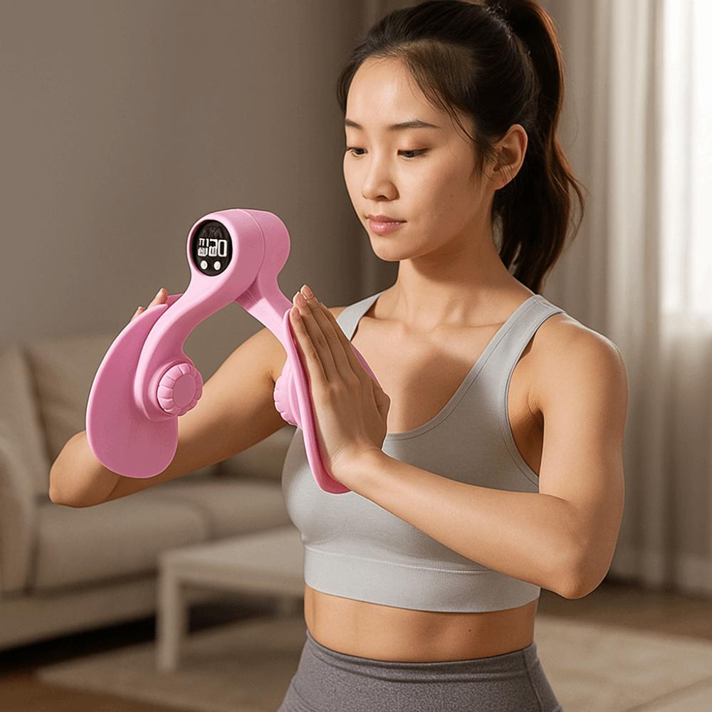 with Counter Inner Thigh Exerciser Adjustable Hip Training Device Postpartum Recovery