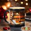 Keramik 3D Bücherregal Tasse Kreatives Raumdesign