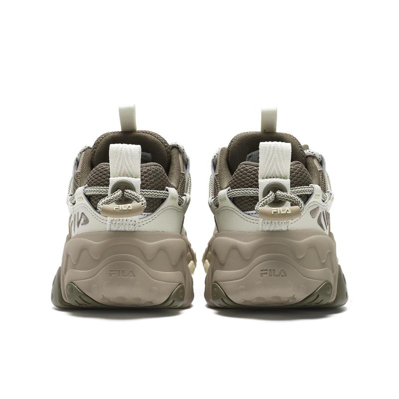 Fila Cat Paw 5th Generation Original Sneakers Retro Series Comfortable Low-Top Running Shoes Women sneakers White Gray Brown F12W442115FWG