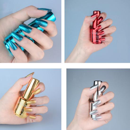 20ml Gel Nail Polish Quick Drying Long Lasting Varnish Metallic Mirror Effect Manicure Art for Salon