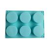 Cake Mold Food Grade Easy Release Reusable 6 Cavity Column Ice-cream Jelly Pudding Soap Mould Kitchen Tools