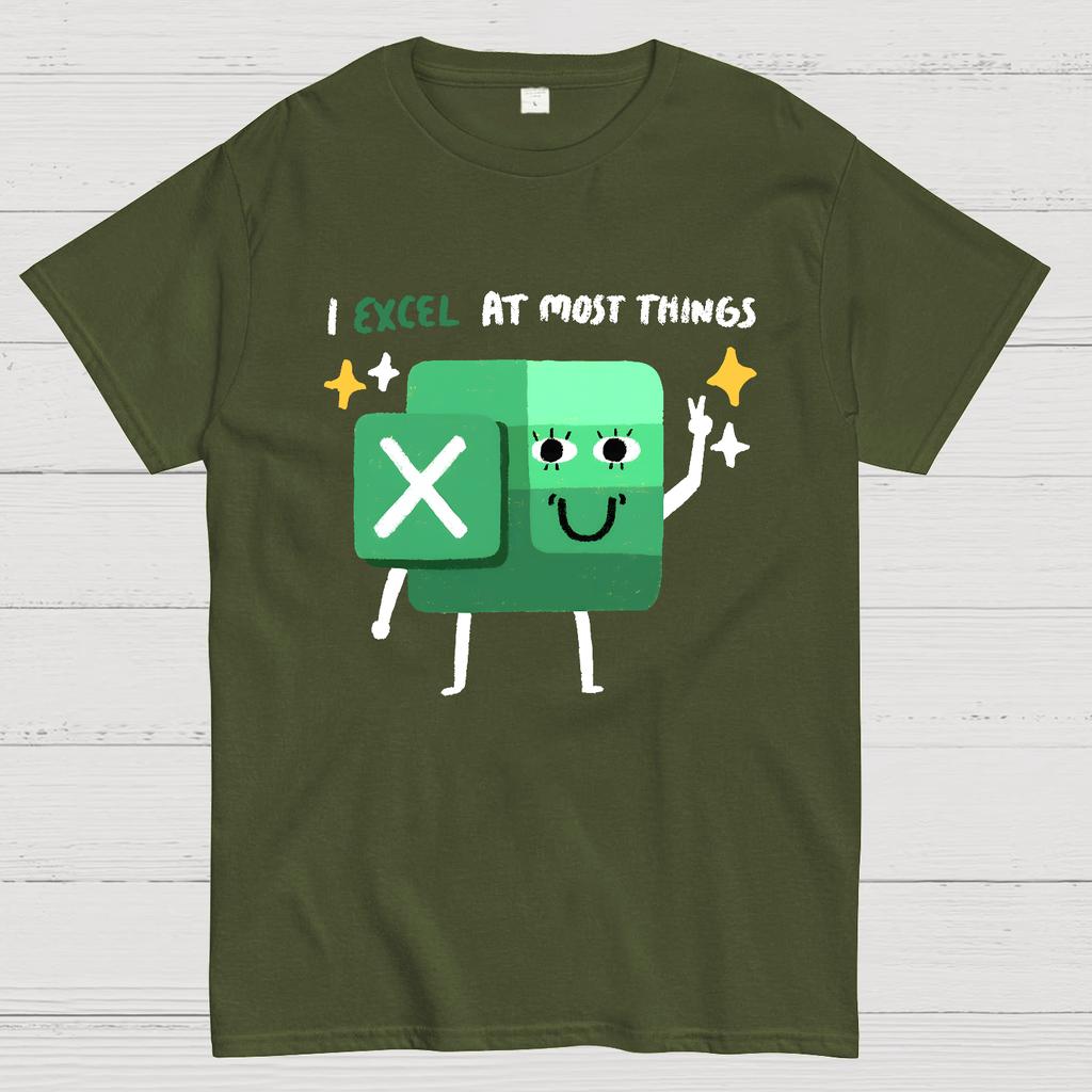 I Excel At Most Things Cotton Summer Casual Cool Loose T-Shirt